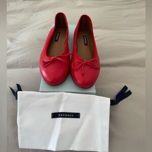 Margaux Demi Red Ballet Flats NWT